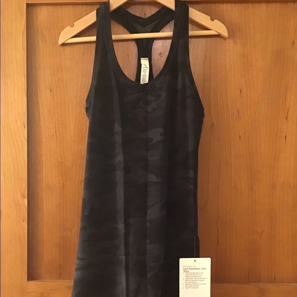 Lulu cool racerback tank in camo